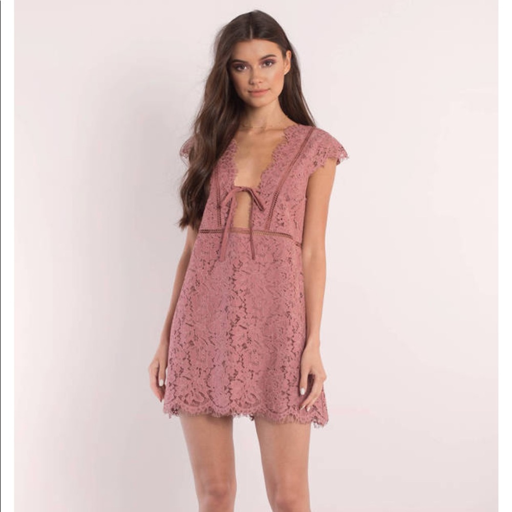 TOBI Terracotta Shift Dress
